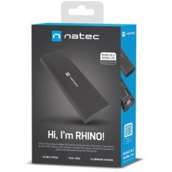 Obudowa na dysk SSD Natec Rhino M.2 NVME Lite USB-C 3.1 Gen.2 aluminium