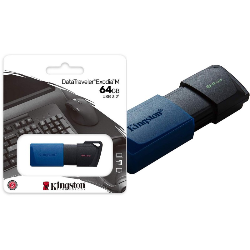 Pendrive Kingston Data Traveler Exodia M 64GB USB3.2 Gen1