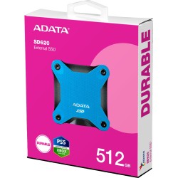 Dysk Zewnętrzny SSD Adata SD620 512GB niebieski