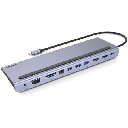 Unitek Hub USB 11 w 1, USB-C, RJ45, MST, 100W PD