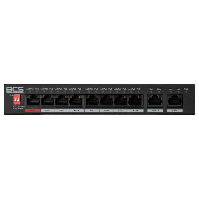 Switch PoE BCS LINE BCS-L-SP0802G(2)
