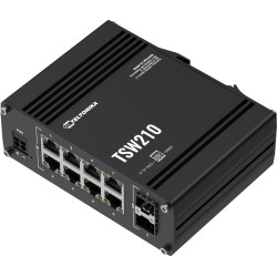 Teltonika TSW210 switch przemysłowy 8xGE 2xSFP PoE+ (TSW210000010) DIN