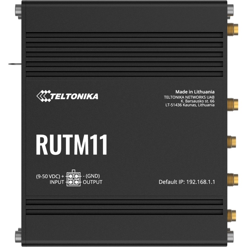 Teltonika RUTM11 router przemysłowy 4G / LTE (RUTM11000000) Teltonika RUTM11 router przemysłowy 4G / LTE (RUTM11000000)