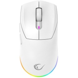 Mysz bezprzewodowa Rampage Prote M5 24000 DPI RGB LED 1K Hz biała
