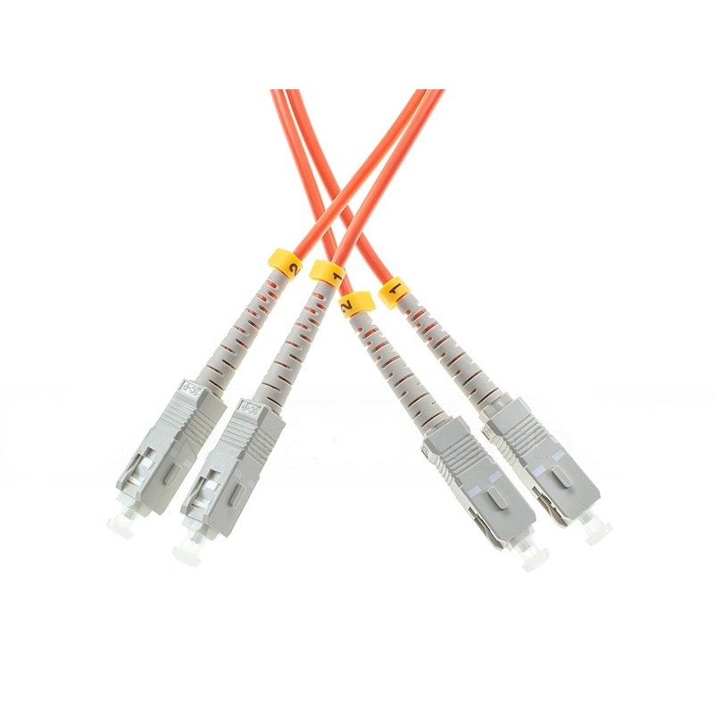 PATCHCORD ŚWIATŁOWODOWY MM SC/UPC-SC/UPC DUPLEX OM2 2m