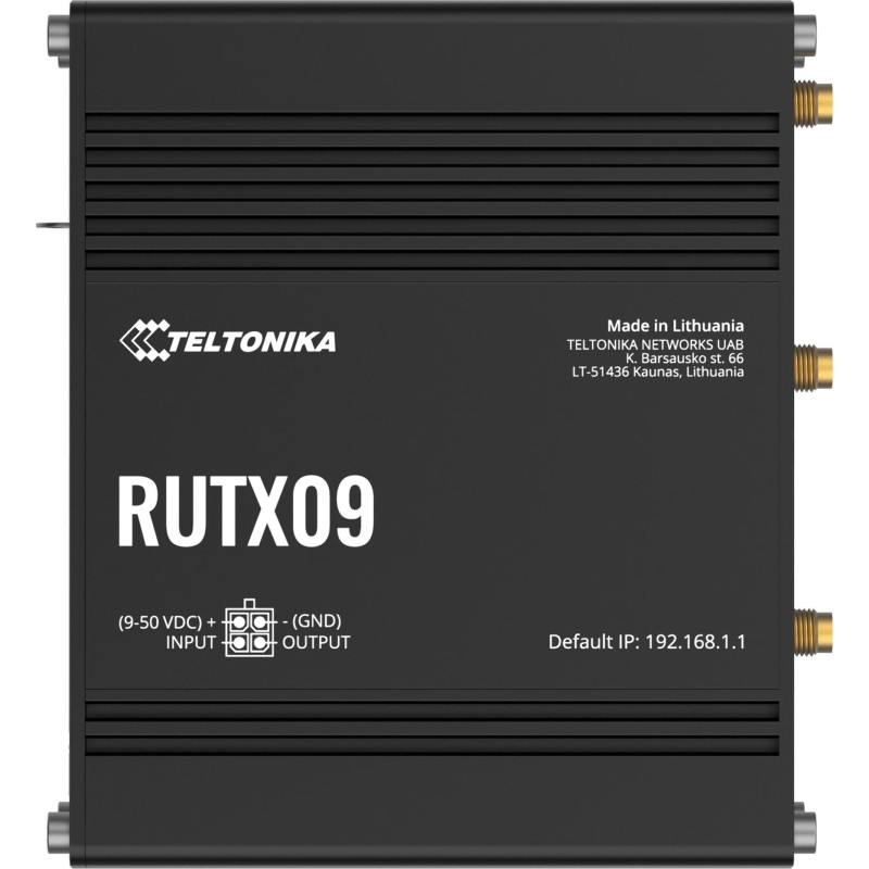 Teltonika RUTX09 router przemysłowy 4G / LTE (RUTX09000000) Teltonika RUTX09 router przemysłowy 4G / LTE (RUTX09000000)