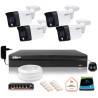 Zestaw monitoringu IP Dahua 4 kamery tubowe 6Mpx