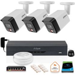 ZESTAW 3 Kamery IP Dahua 6mpx IPC-HFW1639TC-A-IL-0280B-S6 + DYSK