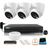 ZESTAW 3 Kamery IP Dahua 8mpx IPC-HDW1839T-A-IL-0280B-S6 + DYSK