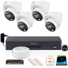 Zestaw monitoringu IP Dahua 4 kamery kopułkowe 6Mpx Dysk