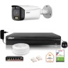 Zestaw monitoringu IP Dahua TIOC 5mpx 2K kamera IPC-HFW3849T1-AS-PV-0280B-S5 rejestrator z dyskiem do pracy ciągłej