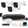 Zestaw monitoringu IP DAHUA 3 kamery 4MPx 2K IPC-HFW1439TL1-A-IL z dyskiem 1TB