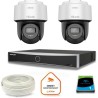 Zestaw monitoringu Hilook 2 kamery IP PTZ-N6-P