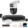 Zestaw monitoringu IP Dahua kamera obrotowa 2MP+2MP dysk 1TB