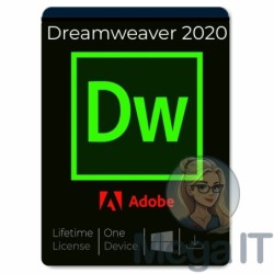 Dreamweaver 2020 - Licencja Wieczysta (LifeTime) - Windows - Użytkownik Indywidualny - BOX (ESD)