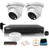 Zestaw monitoringu IP Dahua 8mpx 4K 2 kamery IPC-HDW2849TM-S-IL z dyskiem