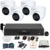 Zestaw monitoringu Dahua 4 kamery kopułkowe 2Mpx Dysk 1TB