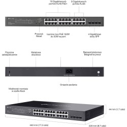 SWITCH TP-LINK TL-SG2428LP