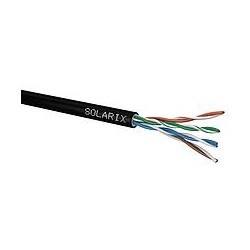 KABEL SKRĘTKA SOLARIX CAT.5E U/UTP UV ŻELOWANY Fca karton 305m