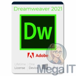 Dreamweaver 2021 - Licencja Wieczysta (LifeTime) - Windows - Użytkownik Indywidualny - BOX (ESD)