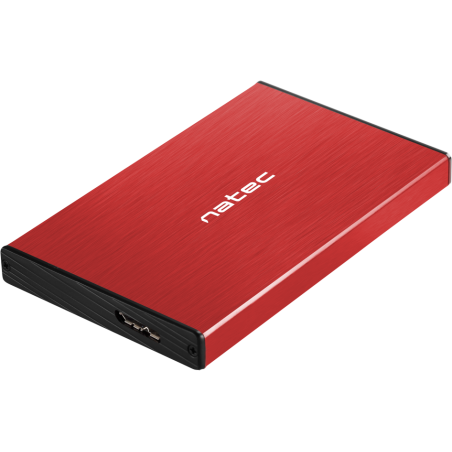Zewnętrzna obudowa dysku Natec Rhino Go SATA 2.5cala USB 3.0 Czerwony