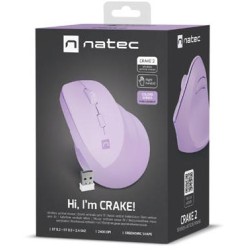 Mysz komputerowa Natec Crake 2 Pure Lavender