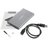Zewnętrzna obudowa dysku Natec Rhino GO SATA 2.5cala USB 3.0 Szary