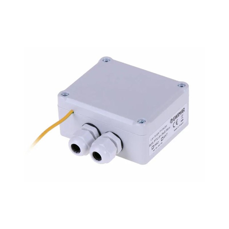 Ogranicznik przepięć do ochrony sieci LAN EWIMAR BOX-PTU-51-EXT/PoE/MINI