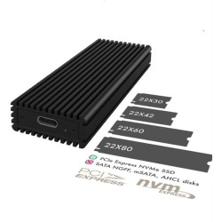 Obudowa IcyBox  IB-1816M-C31 Type-C na PCIe NVMe M.2
