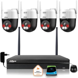 Zestaw monitoringu IP Dahua Bezprzewodowa 4 kamery 5MPx P5AE-PV i rejestrator z 1TB