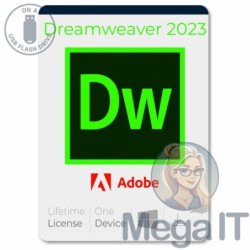 Dreamweaver 2023 - Licencja Wieczysta (LifeTime) - Windows - Użytkownik Indywidualny - BOX (USB)