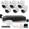 ZESTAW 6 Kamer IP Dahua 8mpx IPC-HDW1839T-A-IL-0280B-S6 + DYSK