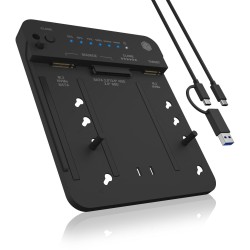 Stacja klonująca i dokująca IcyBox  IB-2913MCL-C31 dla M.2 NVMe SSD i HDD
