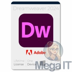 Dreamweaver 2024 - Licencja Wieczysta (LifeTime) - Windows - Użytkownik Indywidualny - BOX (ESD)