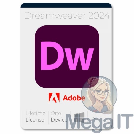 Dreamweaver 2024 - Licencja Wieczysta (LifeTime) - Windows - Użytkownik Indywidualny - BOX (ESD)