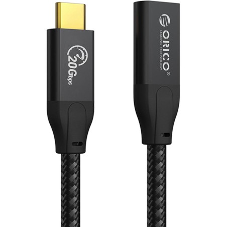 Przedłużacz USB Orico USB-C 3.2 20Gbps, 4K, 100W, 1m