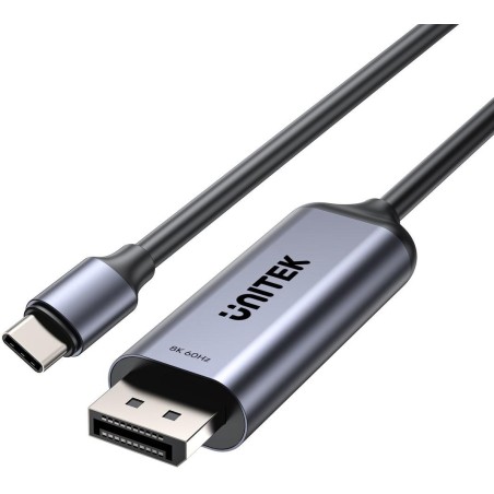 Przewód dwukierunkowy Unitek 8K USB-C do DisplayPort 1,5M