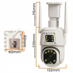 Kamera IP Orllo TZ8 Dual 4MP+4MP 4G Wi-Fi