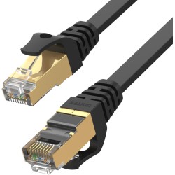 Kabel Ethernet Unitek patchcord cat.7 SSTP (8P8C), RJ-45 LAN, przewód sieciowy 15m, płaski