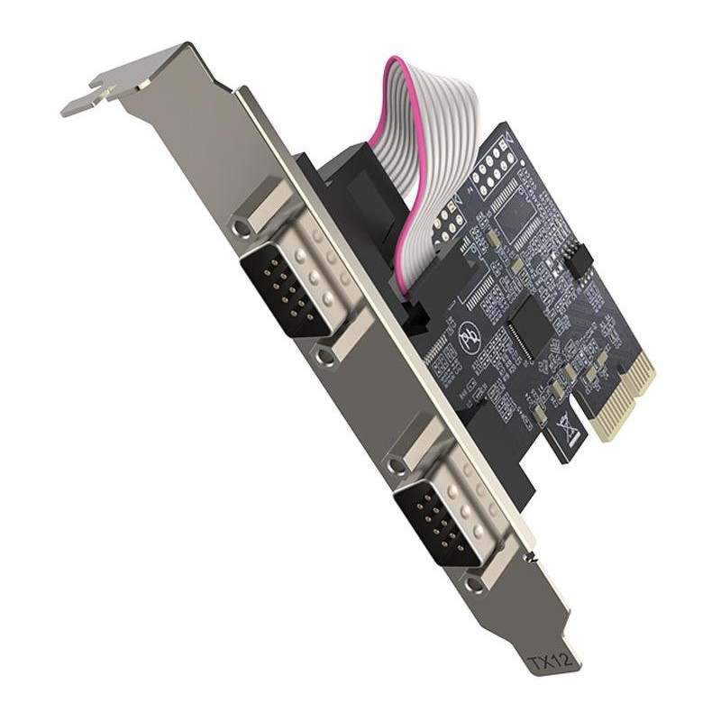 Unitek PCI Express kontroler 2x RS-232