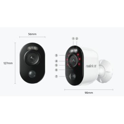 Kamera IP Reolink Argus B350 z panelem solarnym