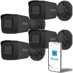 Kamera IP Hilook by Hikvision tuba 4MP IPCAM-B4-P Black Opakowanie zbiorcze 4szt.
