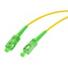 PATCHCORD ŚWIATŁOWODOWY SM 3M SIMPLEX 9/125, SC/APC-SC/APC 3MM