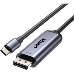 Adapter Unitek 8K USB-C do DisplayPort 1,5M - Przewód dwukierunkowy