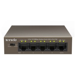 SWITCH POE TENDA TEF1105P-4-63W