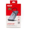 Hub USB-C Unitek D1019B 3.1 8w1 z Power Delivery 100W