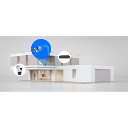 Kamera IP Hilook PTZ-D4 dualna 8MP (4MP + 4MP) Opakowanie zbiorcze 10szt.