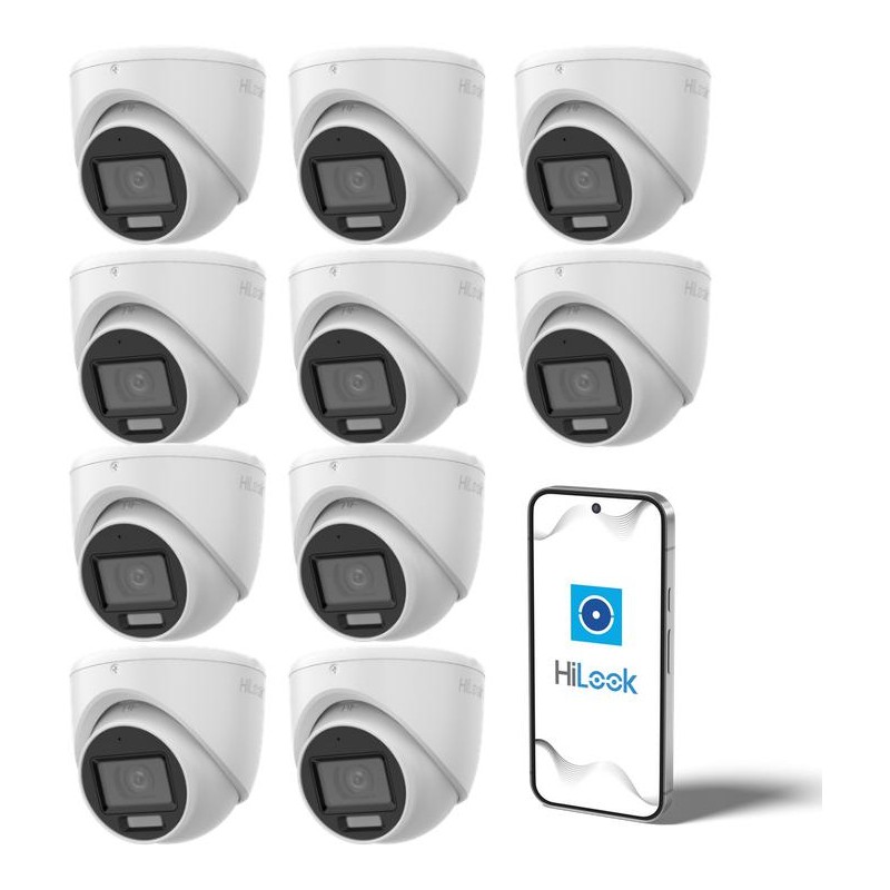 Kamera 4w1 Hilook by Hikvision kopułka 8MP TVI-T8M-20DL Opakowanie zbiorcze 10szt.