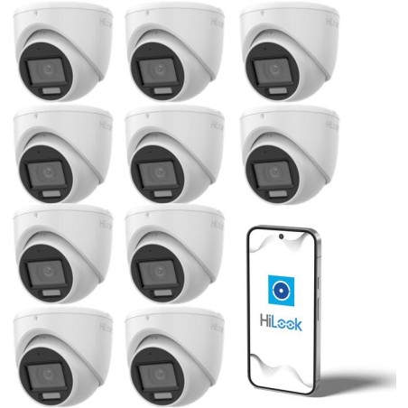 Kamera 4w1 Hilook by Hikvision kopułka 8MP TVI-T8M-20DL Opakowanie zbiorcze 10szt.