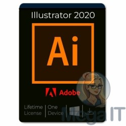 Illustrator 2020 - Licencja Wieczysta (LifeTime) - Windows - Licencja Biznes - BOX (ESD)